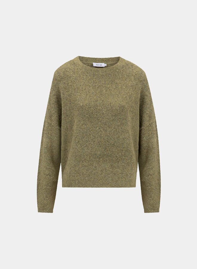 Knit-ted ninette pullover moss