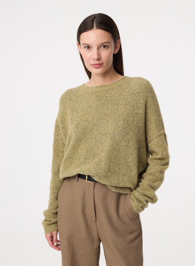 Knit-ted ninette pullover moss