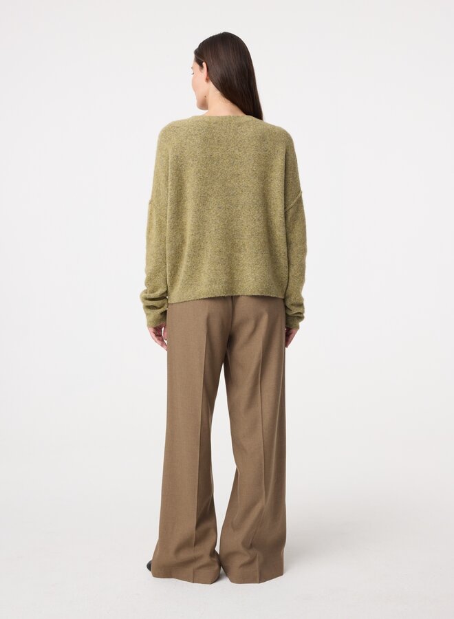 Knit-ted ninette pullover moss