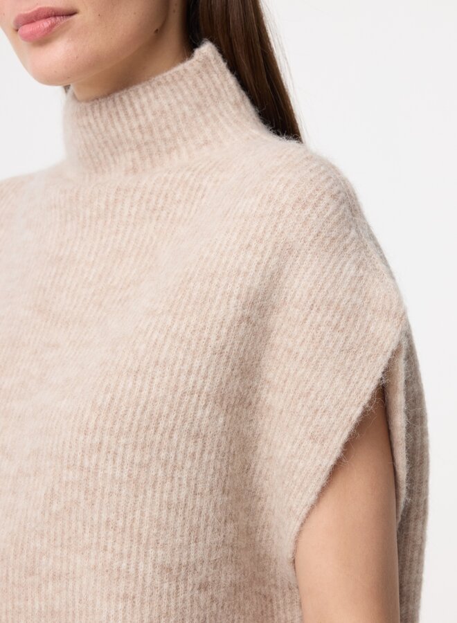 Knit-ted rave pullover sand