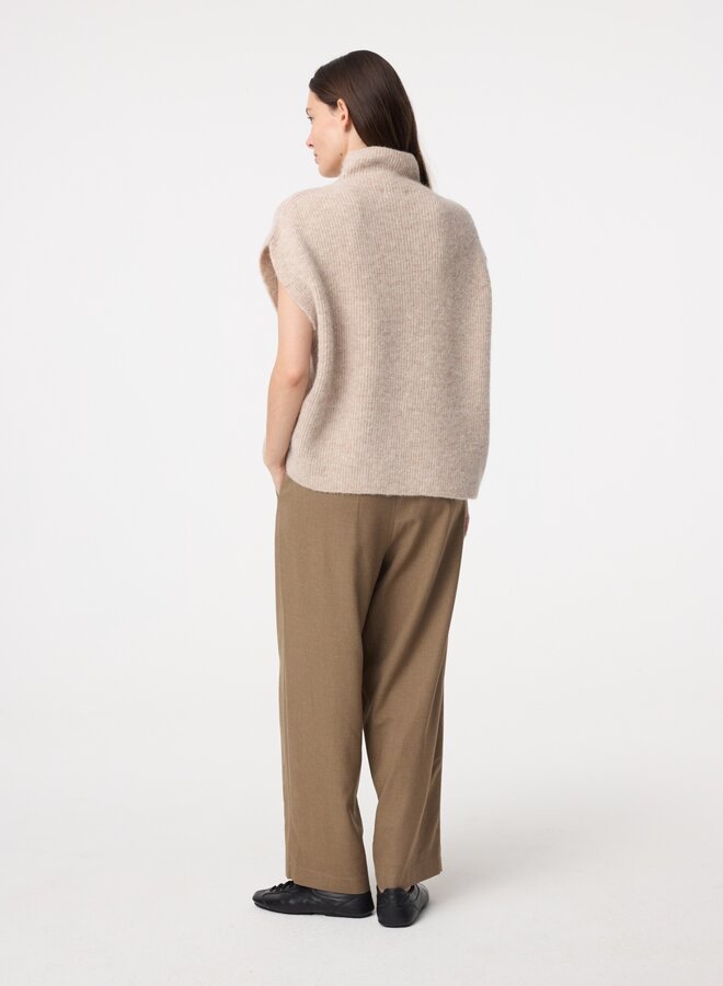 Knit-ted rave pullover sand