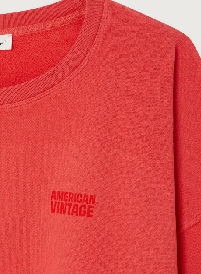 American V. jit03 sweat vermillon vintage