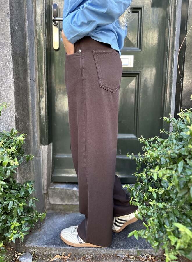 Knit-ted charly pants choco