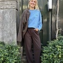 Knit-ted charly pants choco