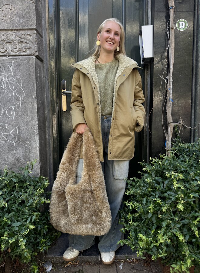 Knit-ted neko jacket moss