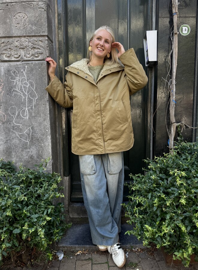 Knit-ted neko jacket moss
