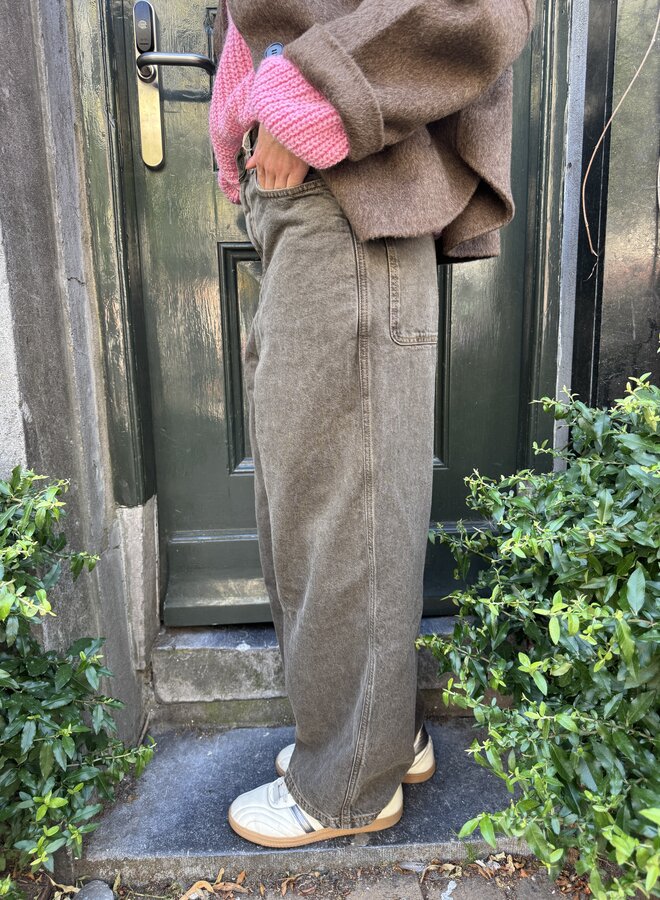 American V. osh11B denim pant stone brown