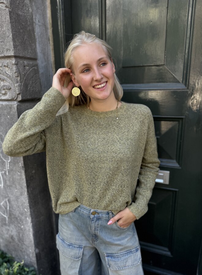 Knit-ted ninette pullover moss