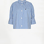 Dante6 gabe stripe shirt crisp blue