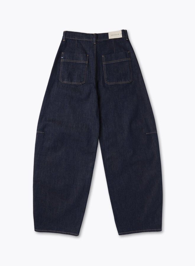 Denham maki rinse jeans dark blue
