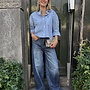 Dante6 gabe stripe shirt crisp blue
