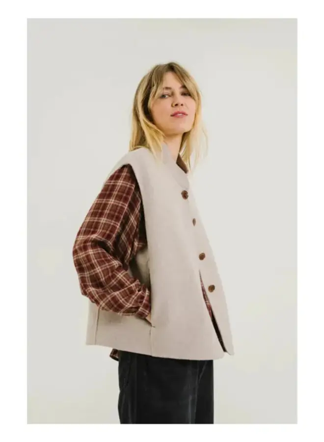 Sacrecoeur gilet mireia/pearl