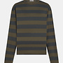 Penn&Ink W26F1919 longsleeve stripe tabac antra