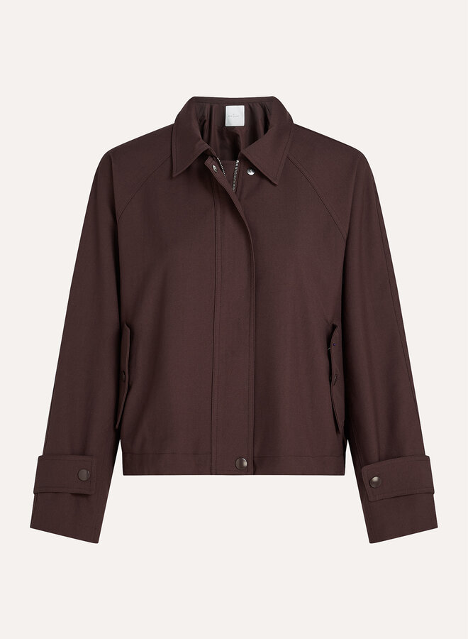 Circle dean jacket baroque red