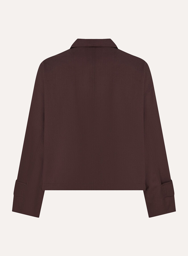 Circle dean jacket baroque red