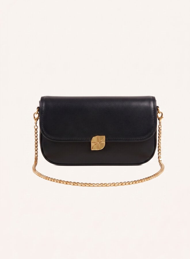 By Bar alma leather bag black