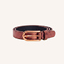 By Bar lovi metallic belt copper