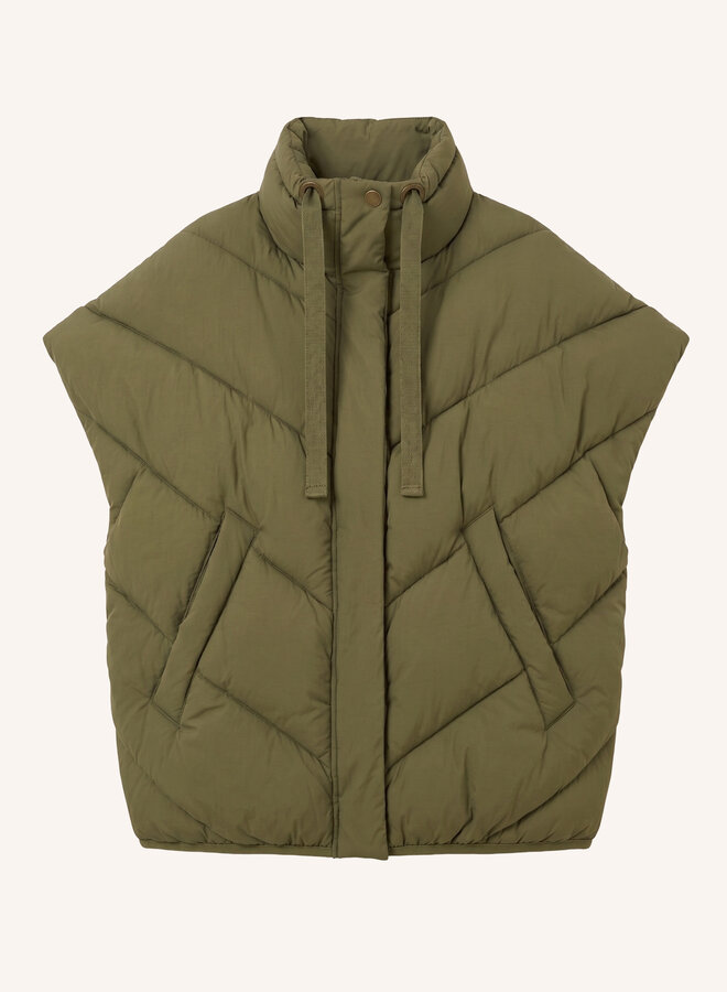 By bar franky sleeveless jacket olive
