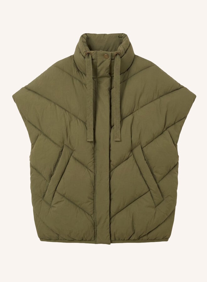 By bar franky sleeveless jacket olive