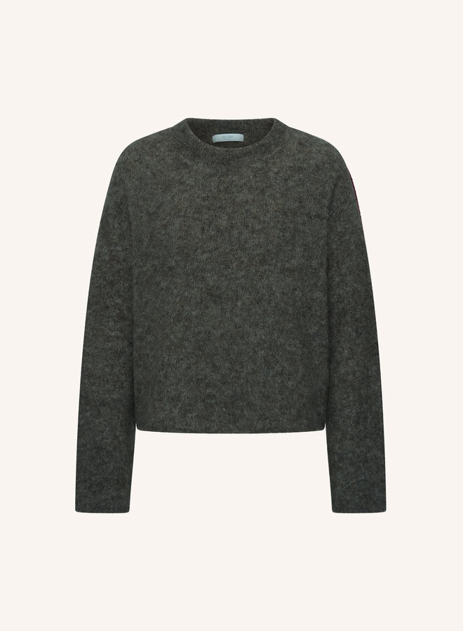By bar vasile pullover moss brown