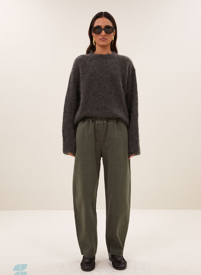 By bar vasile pullover moss brown