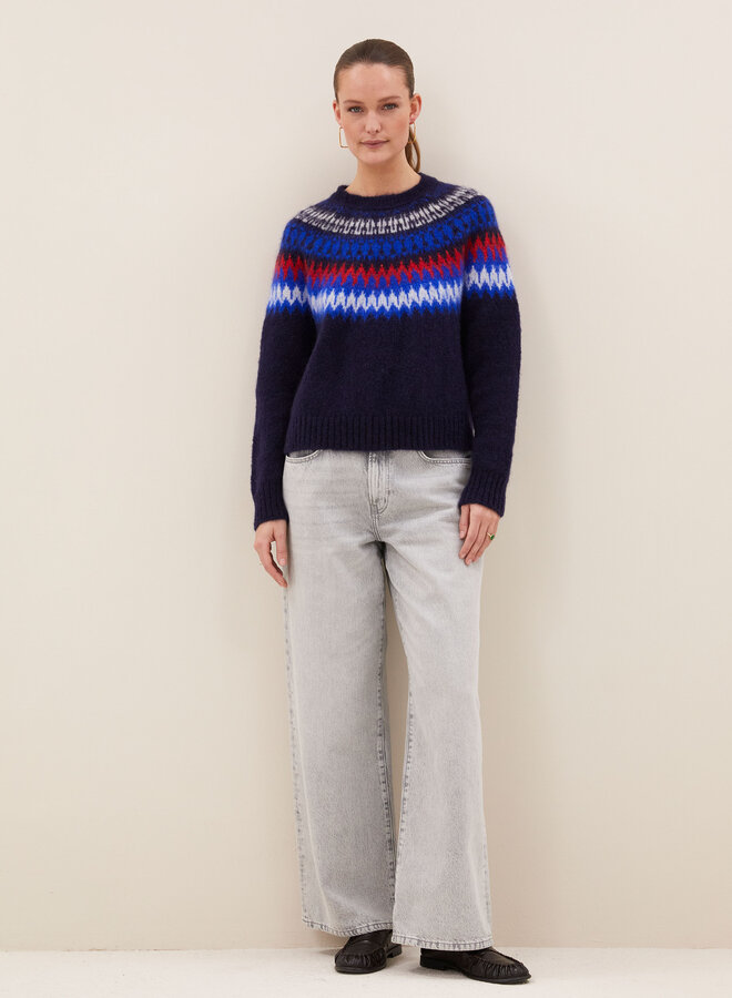By bar jackie pullover midnight