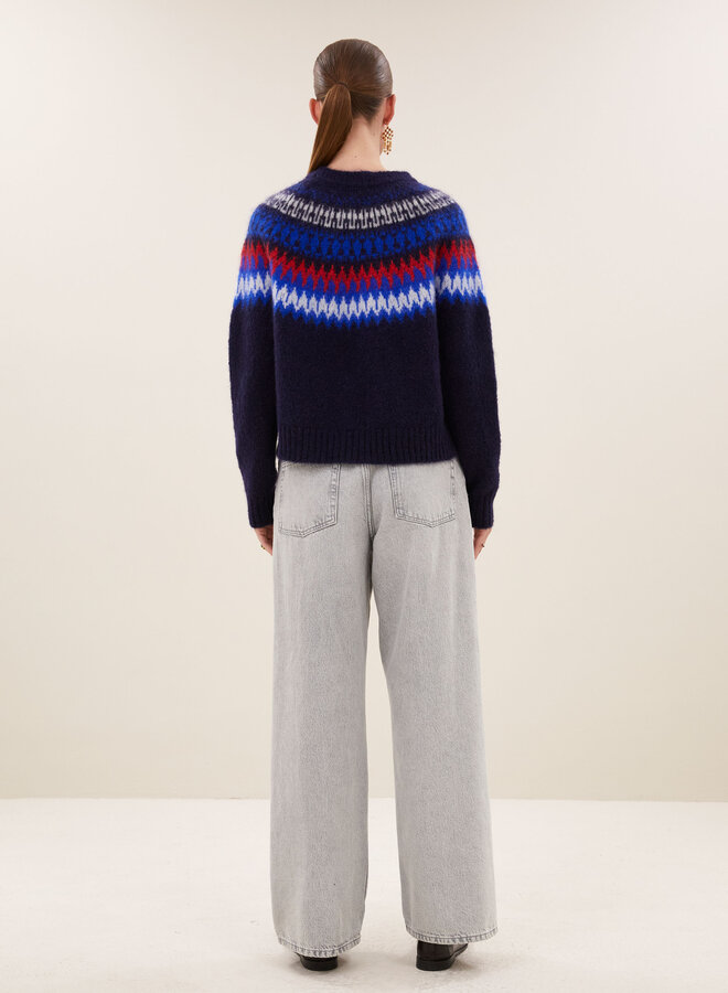 By bar jackie pullover midnight