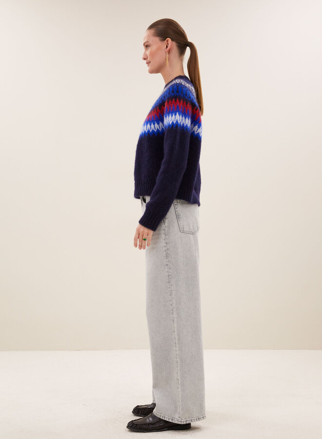 By bar jackie pullover midnight