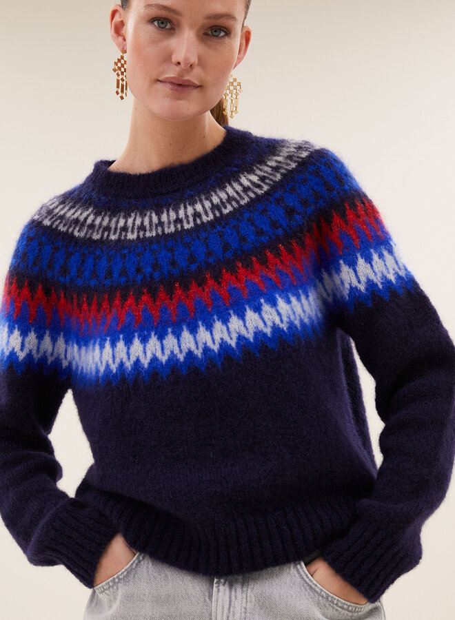 By bar jackie pullover midnight