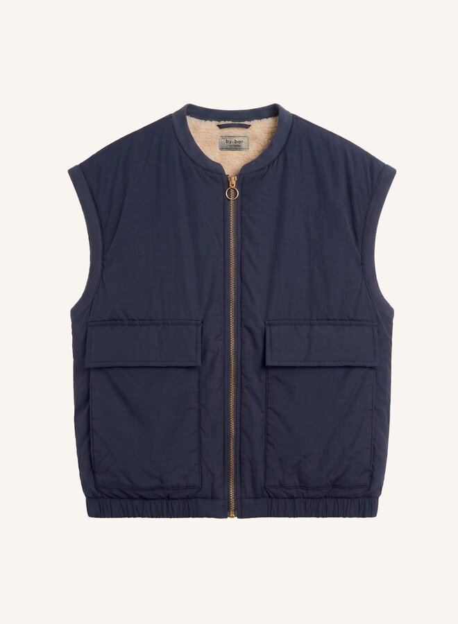 By bar gio sleeveless jacket midnight