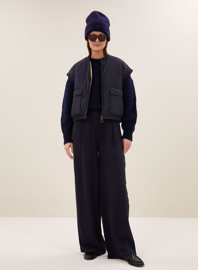 By bar gio sleeveless jacket midnight