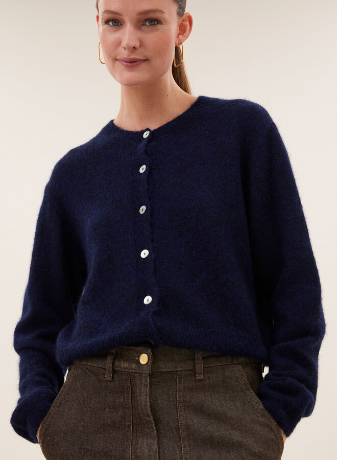 By bar cleo cardigan midnight