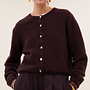 By bar cleo cardigan deep wine