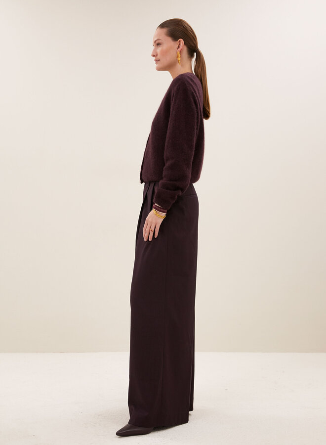 By bar cleo cardigan deep wine