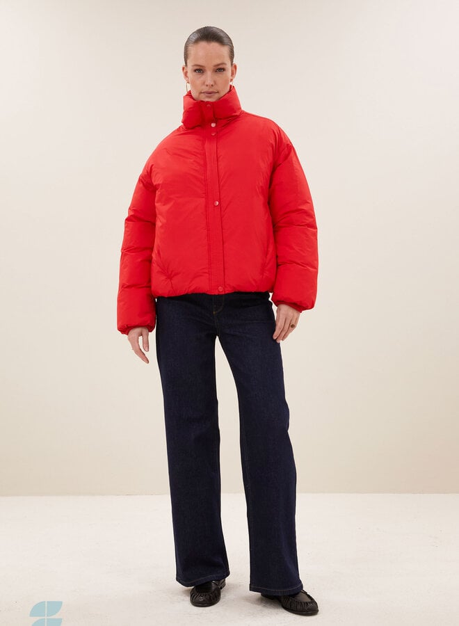 By bar joy jacket poppy red