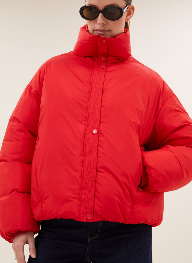 By bar joy jacket poppy red