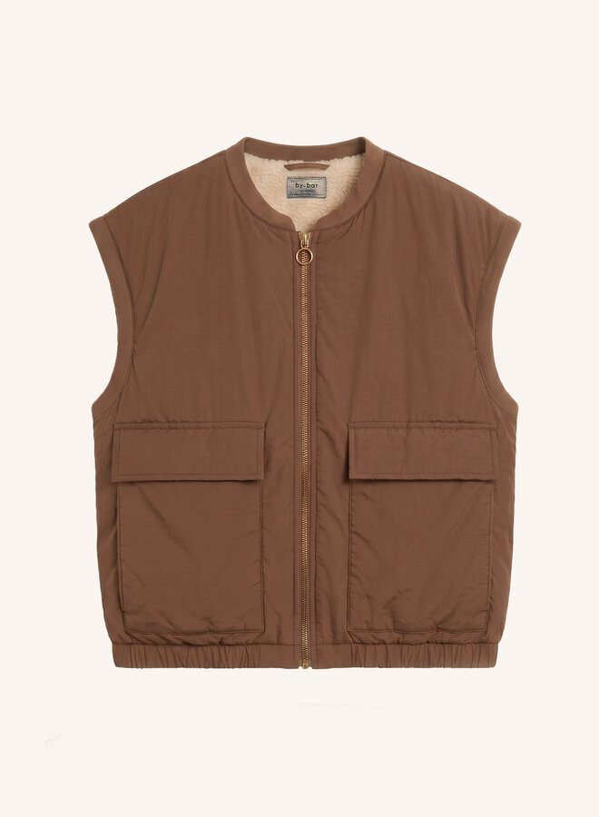 By bar gio sleeveless jacket hazel
