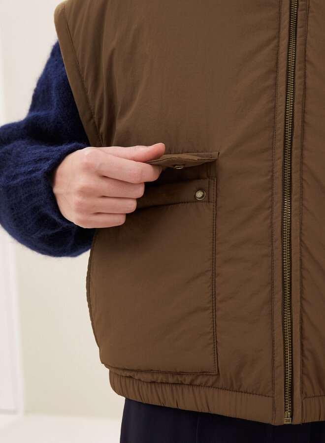 By bar gio sleeveless jacket hazel