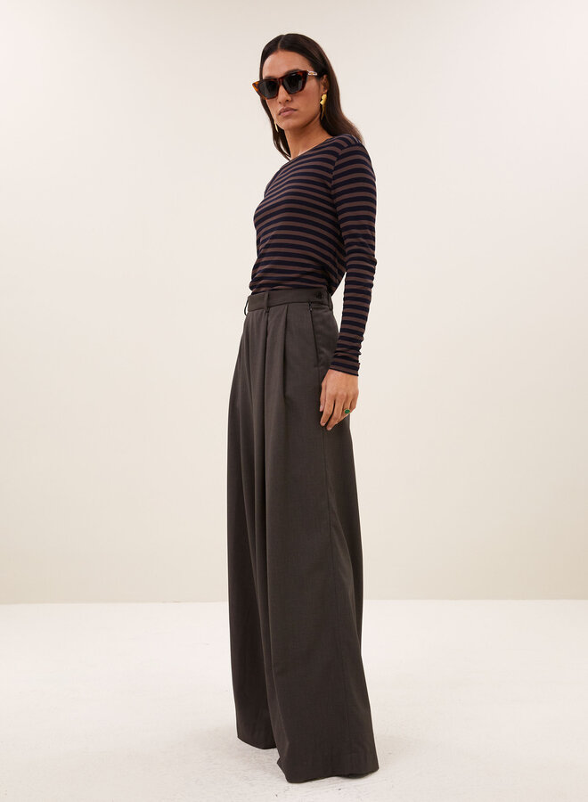 By Bar basic ls big stripe top deep stripe