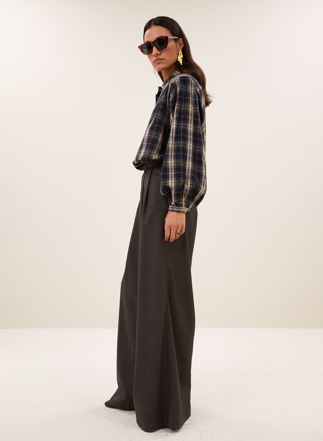 By Bar jagger check blouse