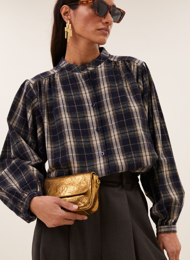 By Bar jagger check blouse