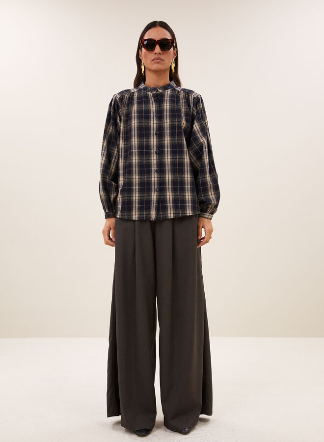 By Bar jagger check blouse