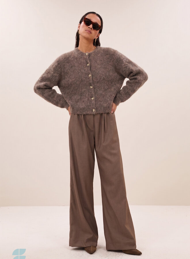 By bar vasile cardigan dark biscuit