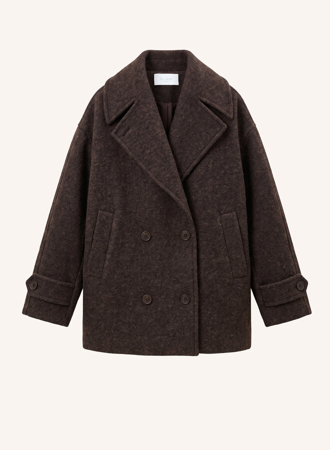 By Bar scott melange coat brown