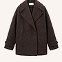 By Bar scott melange coat brown