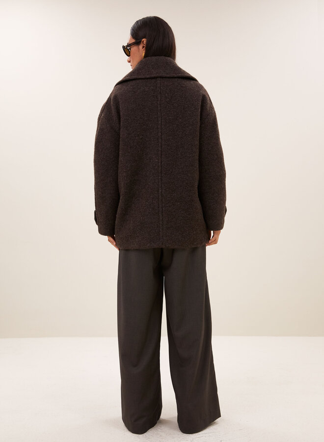 By Bar scott melange coat brown