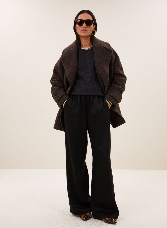 By Bar scott melange coat brown