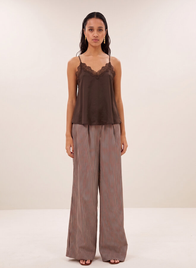 By Bar pia satin top espresso