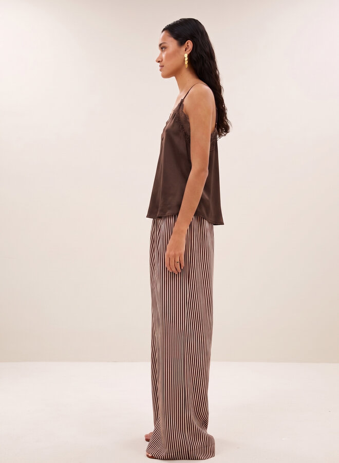 By Bar pia satin top espresso