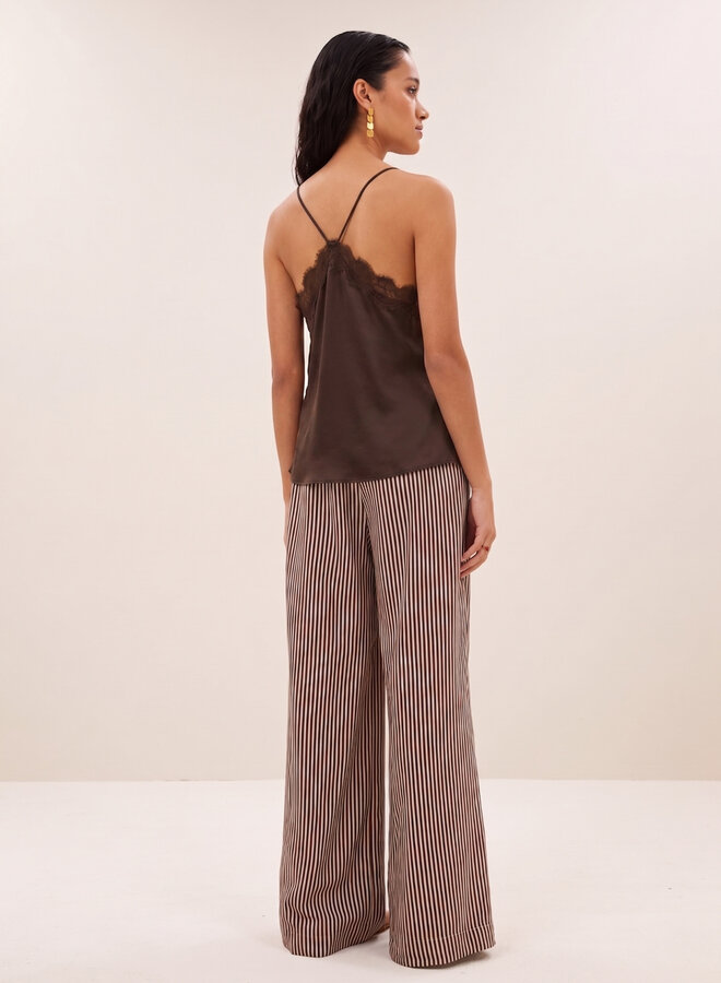 By Bar pia satin top espresso